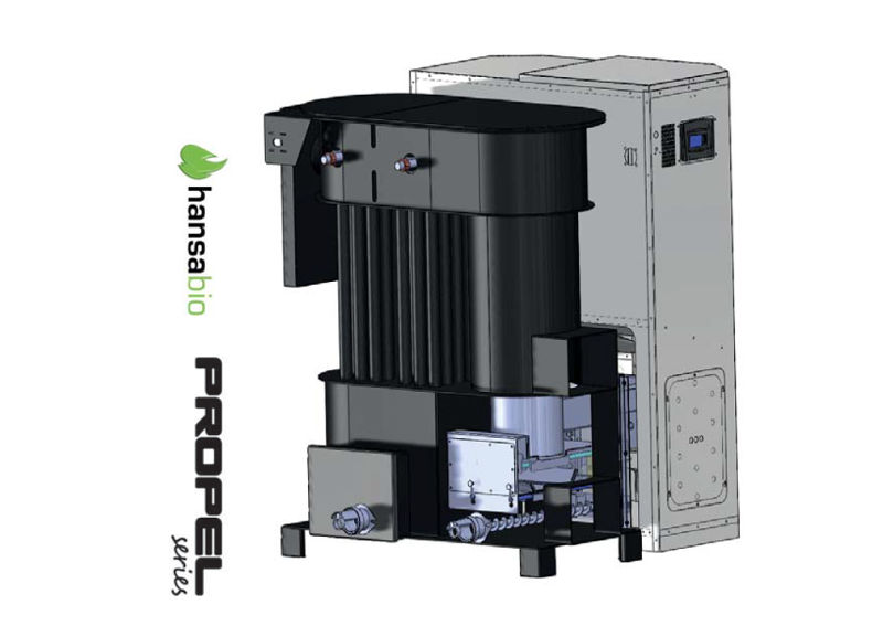 Lämminilmakehitin kiinteälle polttoaineelle